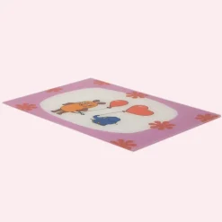 Limundo Motief Muis met Ballon Wandlamp Rechthoekig