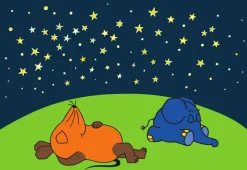 Limundo Motief Sterrenhemel Wandlamp Rechthoekig