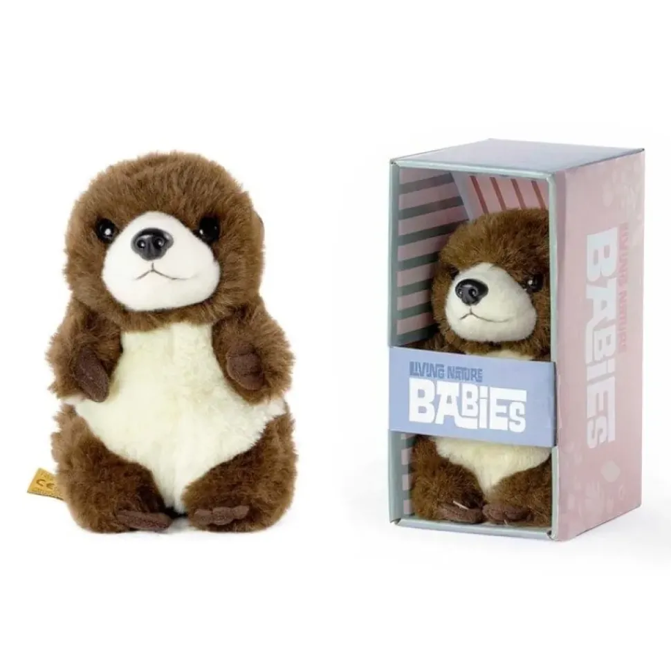Living Nature Knuffel Babies Otter Welp 17 cm