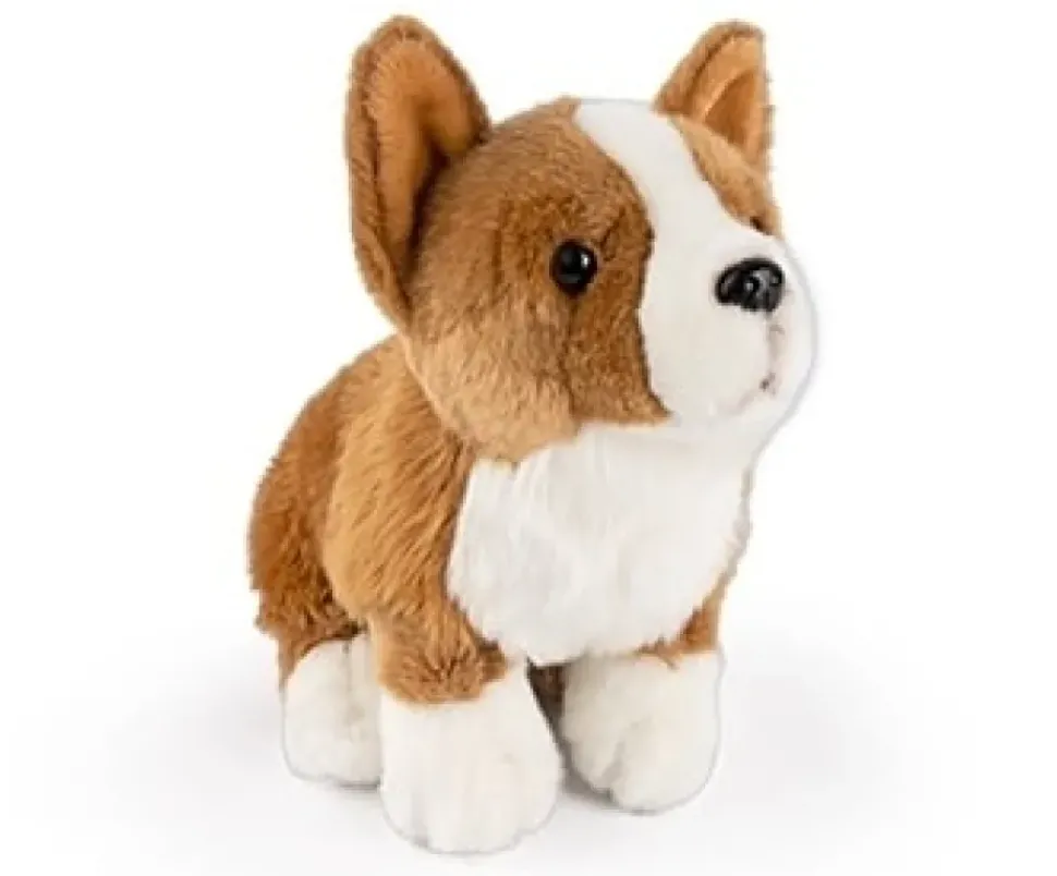 Living Nature Knuffel Hond Corgi Zittend