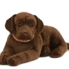 Living Nature Knuffel Hond Labrador Chocoladebruin