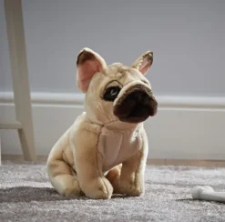 Living Nature Knuffel Hond Franse Bulldog Zittend