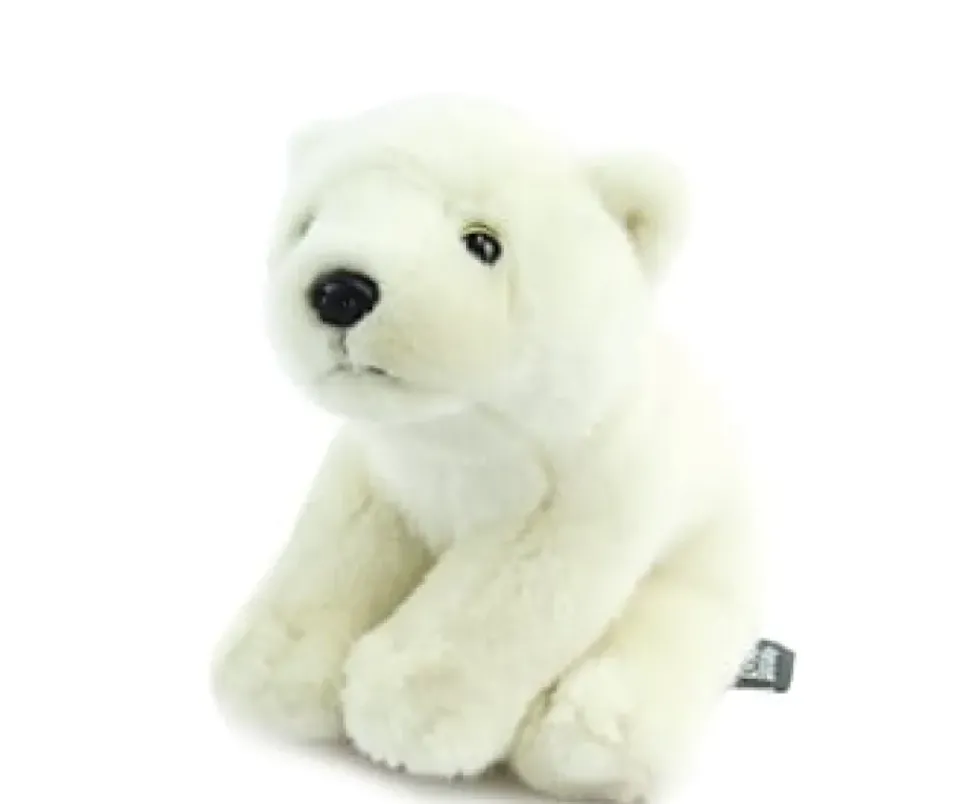 Living Nature Knuffel IJsbeer Zittend
