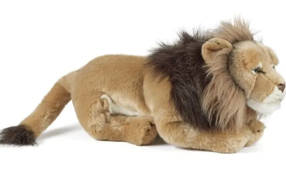 Living Nature Knuffel Leeuw Liggend 45 cm