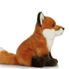 Living Nature Knuffel Vos Zittend 27 cm