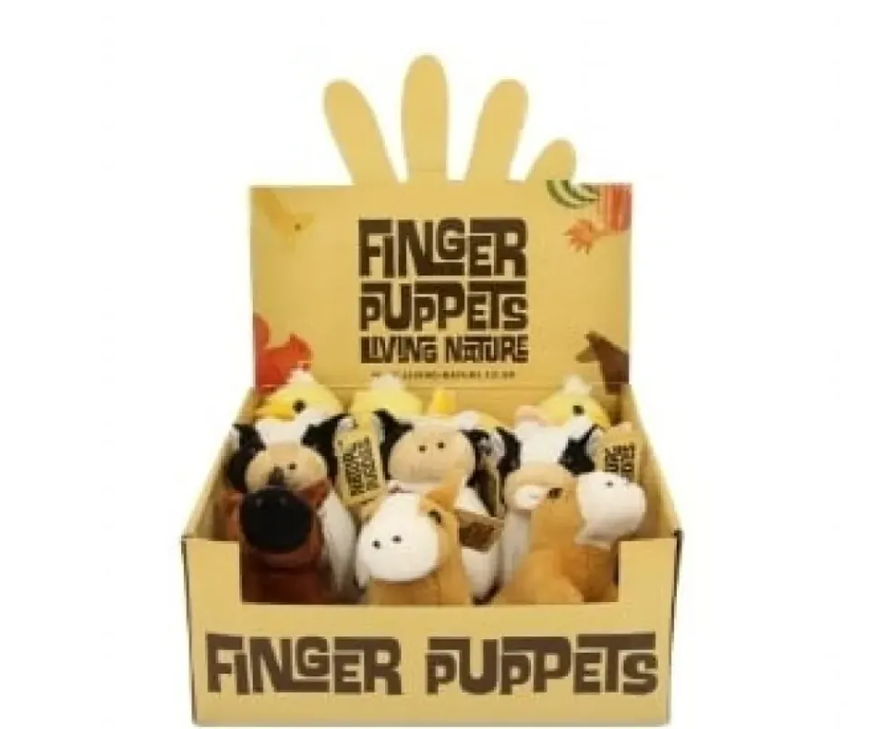 Living Nature Vingerpop Boerderijdieren