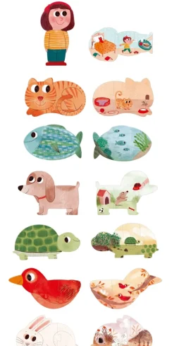 Londji Puzzel I Love My Pets 21 pcs