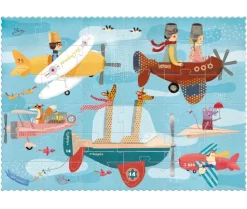 Londji Puzzel Luchtvaart Volare in Opbergkoker 36 pcs