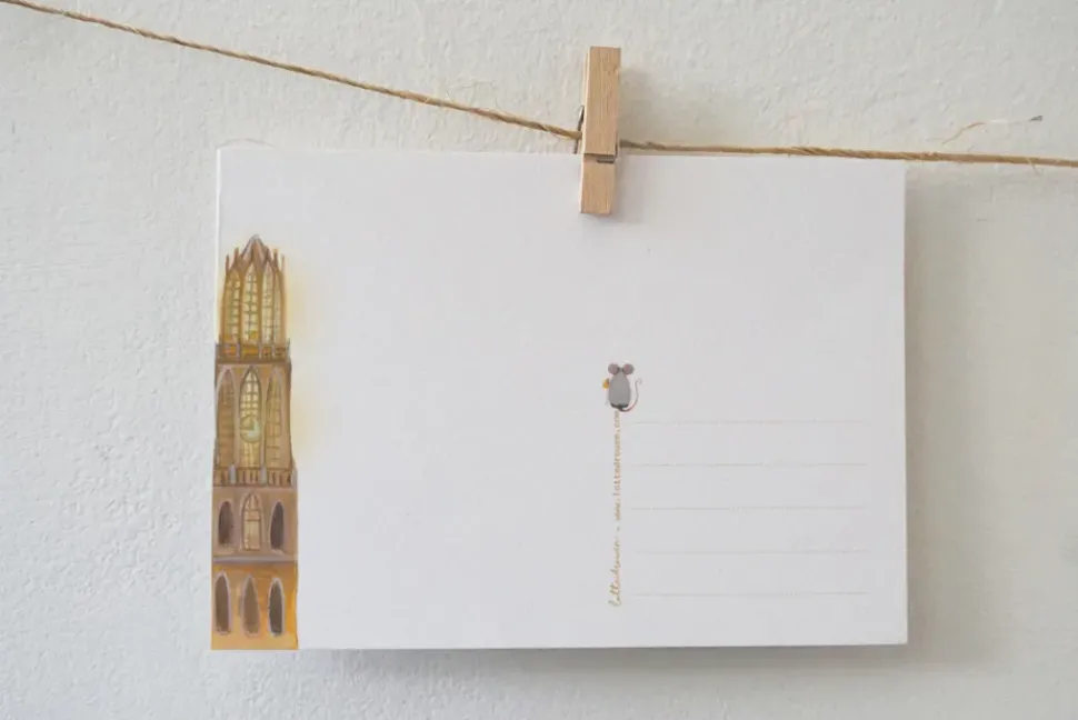 Lotte Drouen Ansichtkaart Halloween in Utrecht