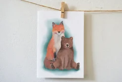 Lotte Drouen Ansichtkaart Lammetje geboren