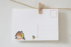 Lotte Drouen Ansichtkaart Vogelgezin in het Groen