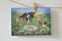 Lotte Drouen Ansichtkaart Buitenspelen