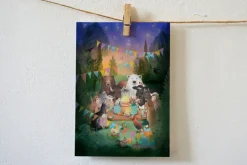 Lotte Drouen Ansichtkaart Kamperen