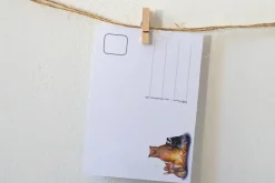 Lotte Drouen Ansichtkaart Kampvuur met Wilde Dieren