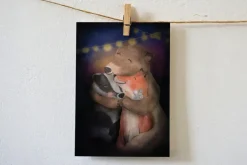 Lotte Drouen Ansichtkaart Feestelijke Dieren