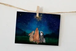 Lotte Drouen Ansichtkaart Sterren Kijken