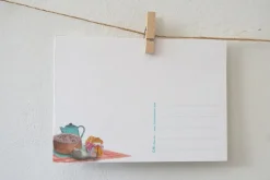 Lotte Drouen Ansichtkaart Fruit plukken