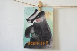 Lotte Drouen Ansichtkaart Koffie