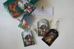 Lotte Drouen Cadeaulabelset Bosdieren