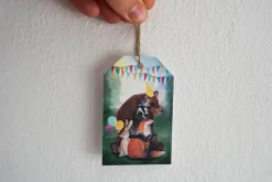 Lotte Drouen Cadeaulabelset Bosdieren