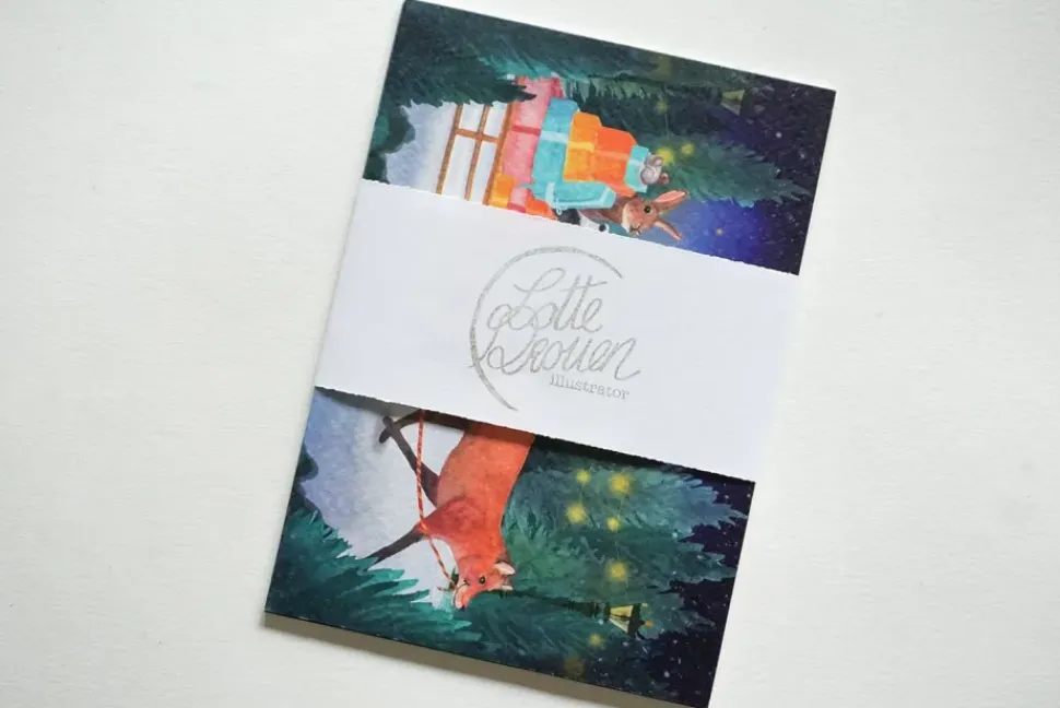 Lotte Drouen Kerstkaarten Set 5-delig