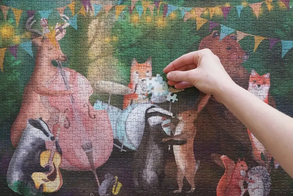 Lotte Drouen Puzzel Dansende Dieren 1000pcs