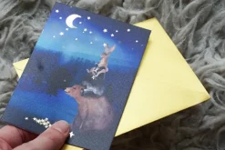 Lotte Drouen Wenskaart Dansende Dieren