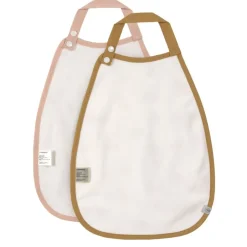 Lässig Babyslabbetje Medium Little Mateys Spicy Orange 2pcs