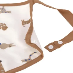 Lässig Babyslabbetje Medium Little Mateys Royal Blue