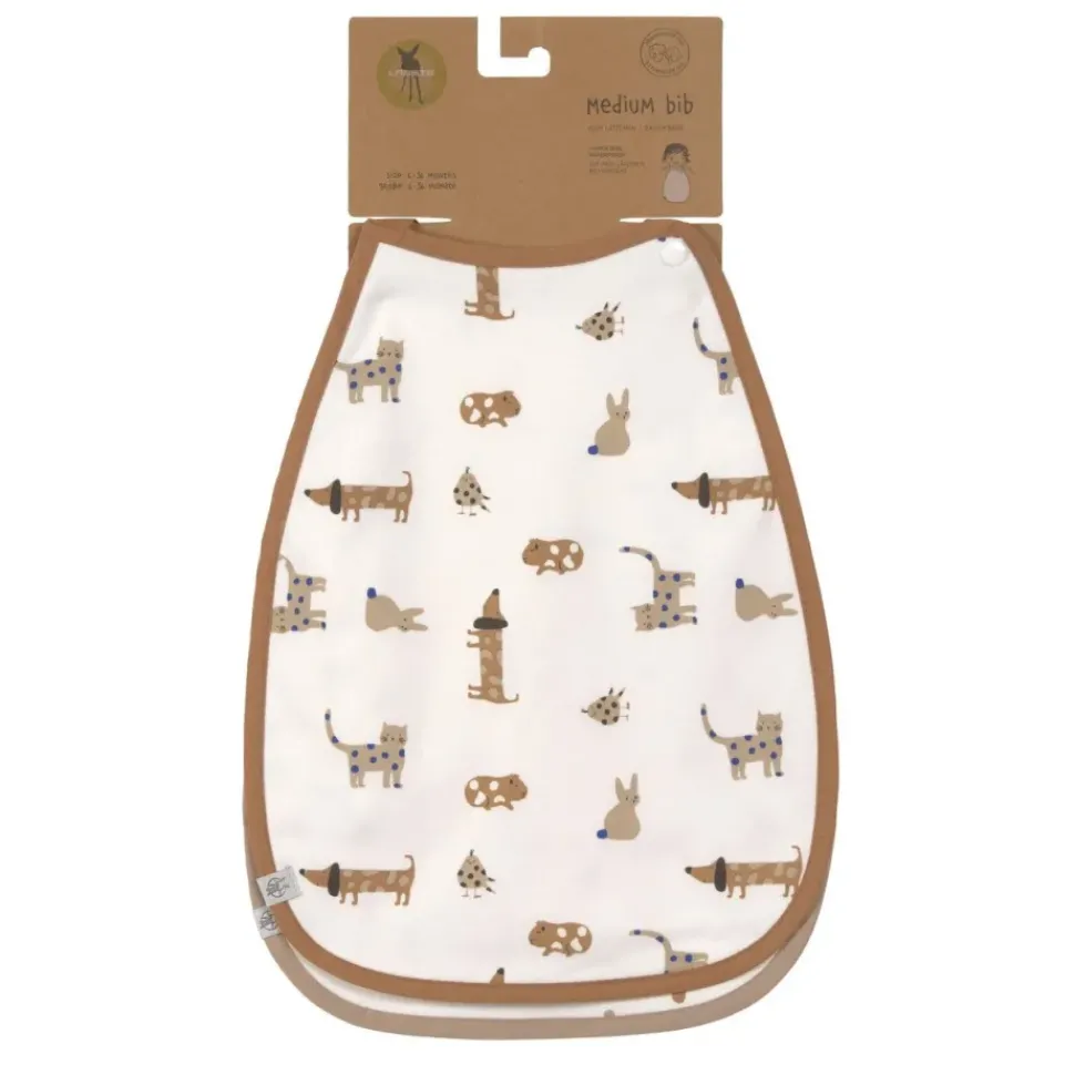 Lässig Babyslabbetje Medium Little Mateys Royal Blue