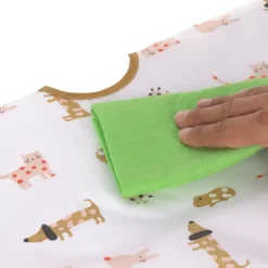 Lässig Babyslabbetje met Mouwen Little Mateys Spicy Orange