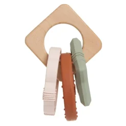 Lässig Bijtring Hout/Siliconen Little Universe