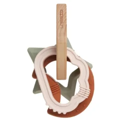 Lässig Bijtring Hout/Siliconen Little Universe