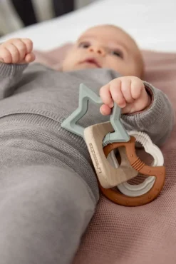 Lässig Bijtring Hout/Siliconen Little Universe