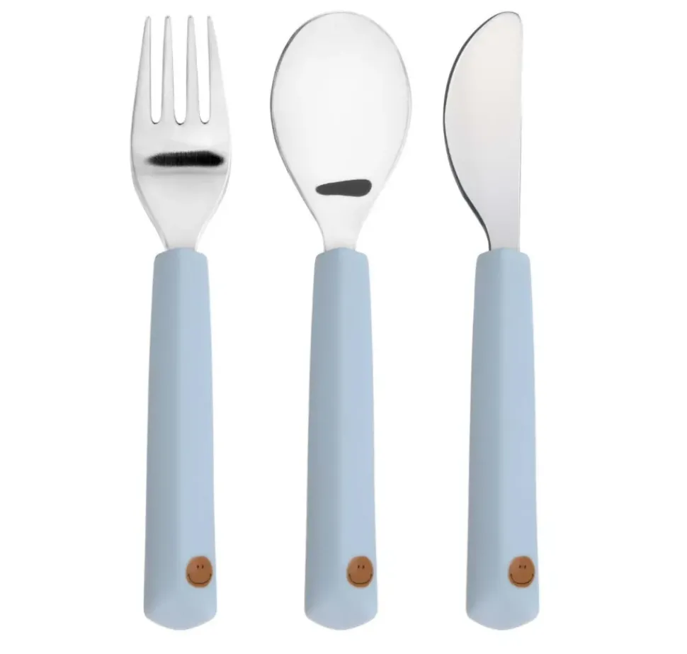 Lässig Kinderbestek Happy Rascals Smile Set 3-delig