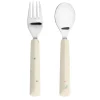 Lässig Kinderbestek Set Vork en Lepel Nature