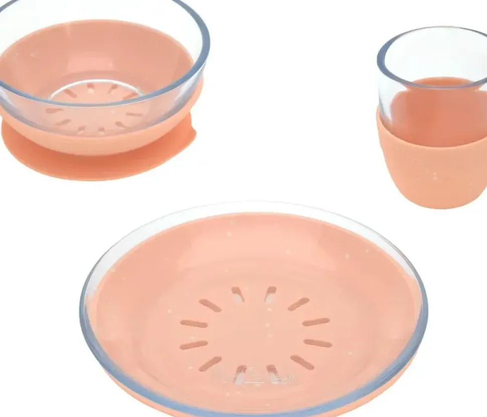 Lässig Kinderservies Set 3-delig Abrikoos