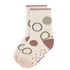Lässig Kindersokjes Anti-Slip Offwhite/Powder Pink Set 2-delig