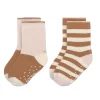 Lässig Kindersokjes V-Master Anti-Slip Powder Pink Caramel Set 2-delig