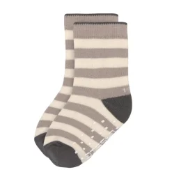 Lässig Kindersokjes V-Master Anti-Slip Anthracite/Taupe Set 2-delig