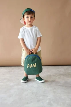 Lässig Kleine Rugzak Fun Ocean Groen