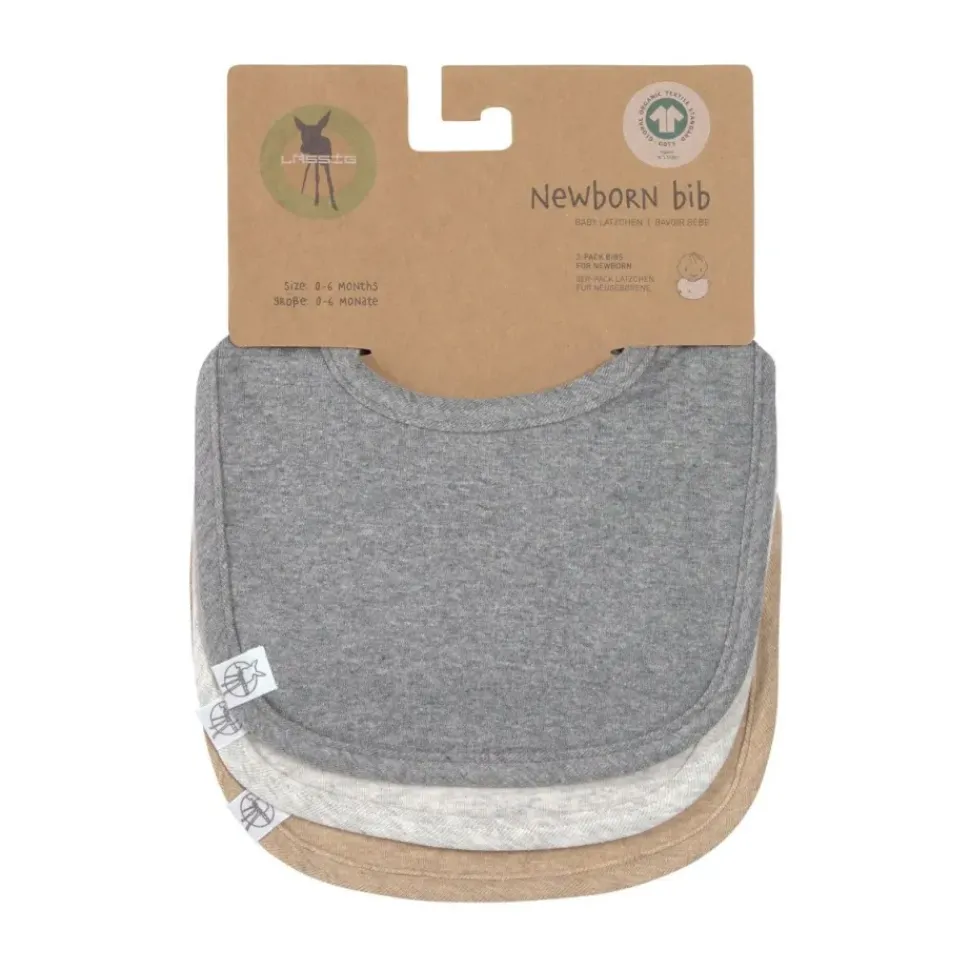 Lässig Newborn Slab GOTS Dark Grey/Light Grey/Nature
