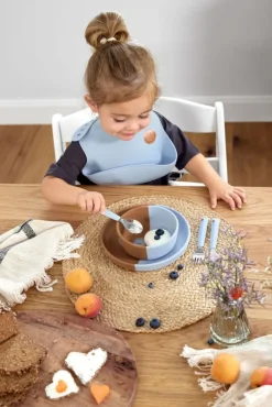 Lässig Siliconen Slab Happy Rascals Smile Sky Blue