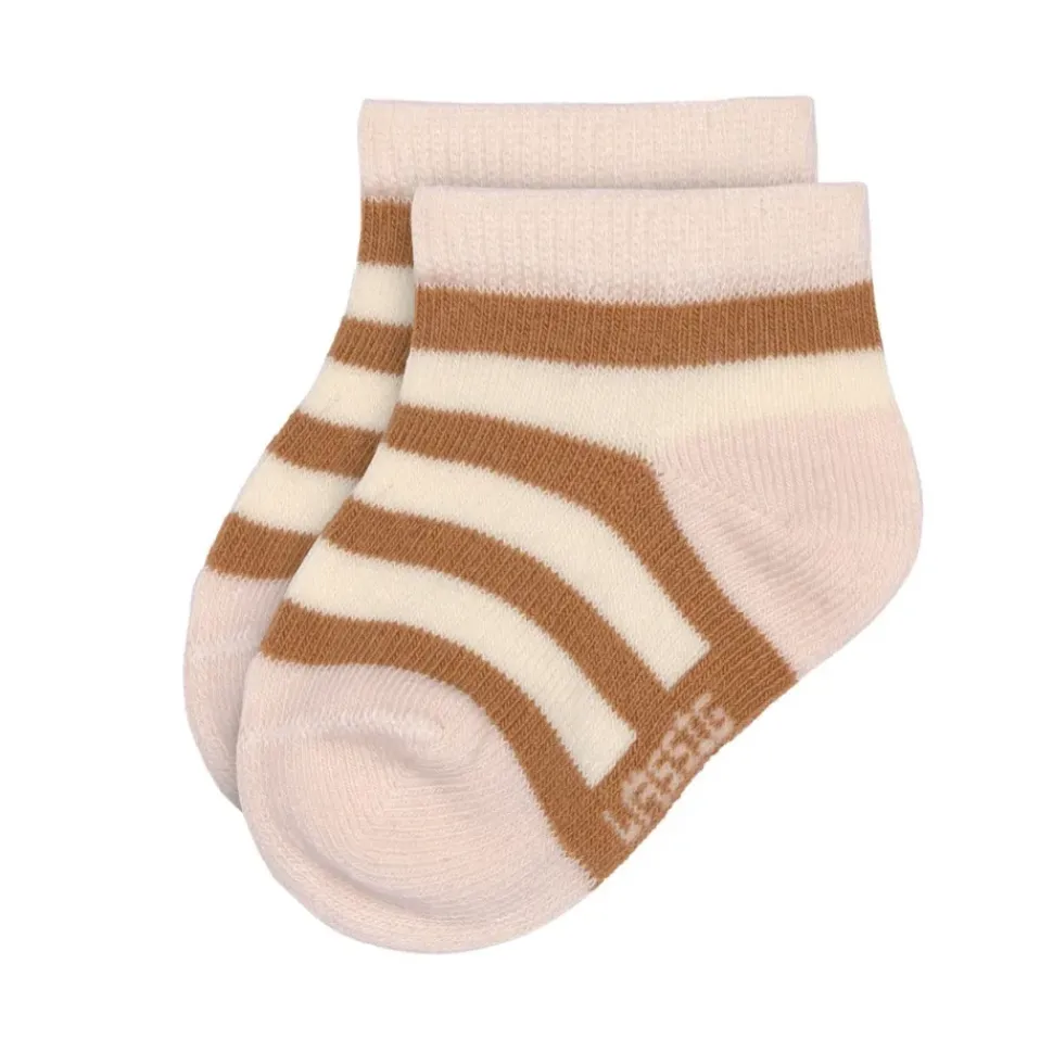 Lässig Sneaker Kindersokjes Powder Pink/Caramel Set 3-delig