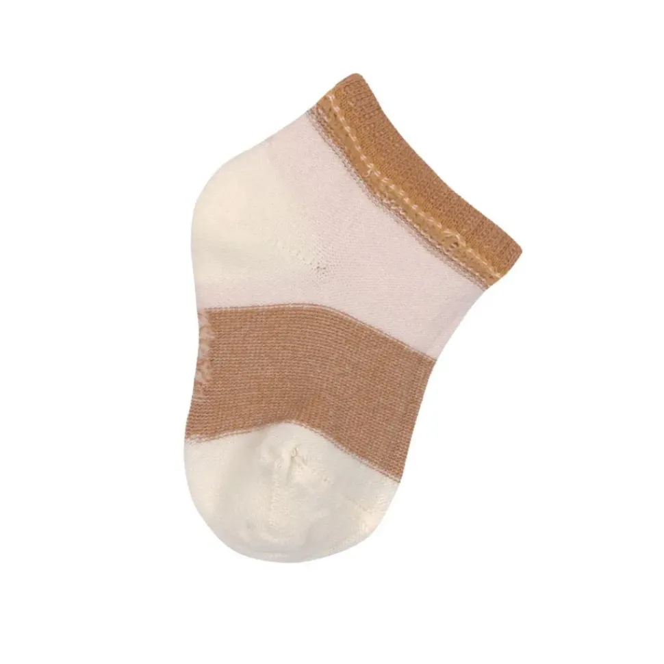 Lässig Sneaker Kindersokjes Powder Pink/Caramel Set 3-delig