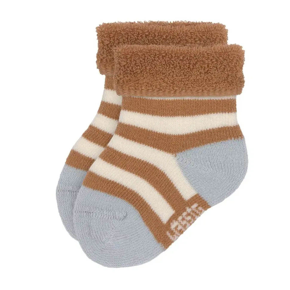 Lässig Terry Kindersokjes Light Blue Caramel Set 3-delig