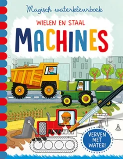 Magisch waterkleurboek - Machines