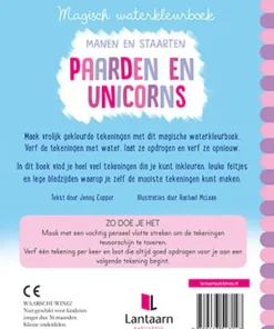Magisch waterkleurboek Paarden en Unicorns