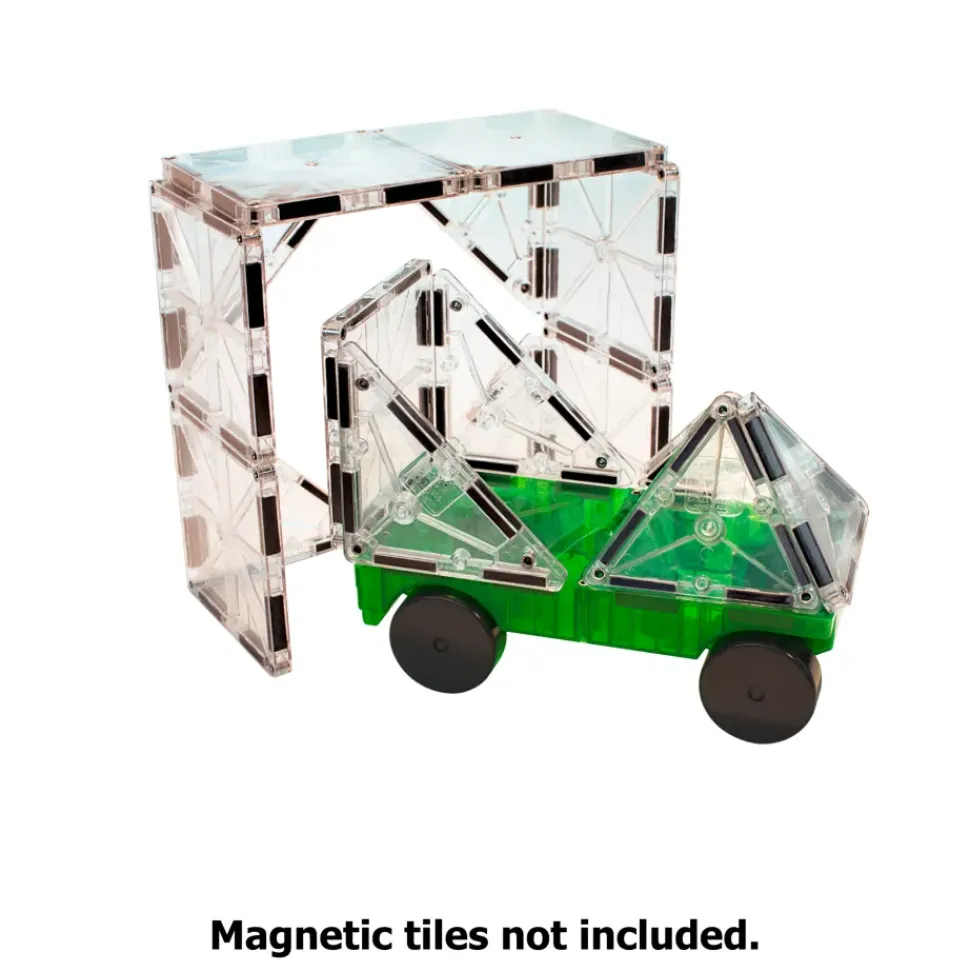 Magna-Tiles Cars 2 pcs Green Set