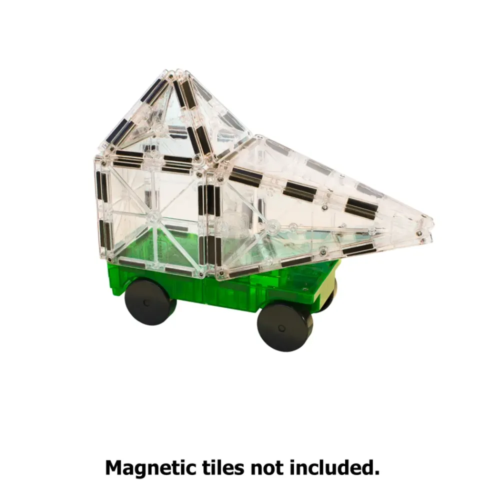 Magna-Tiles Cars 2 pcs Green Set
